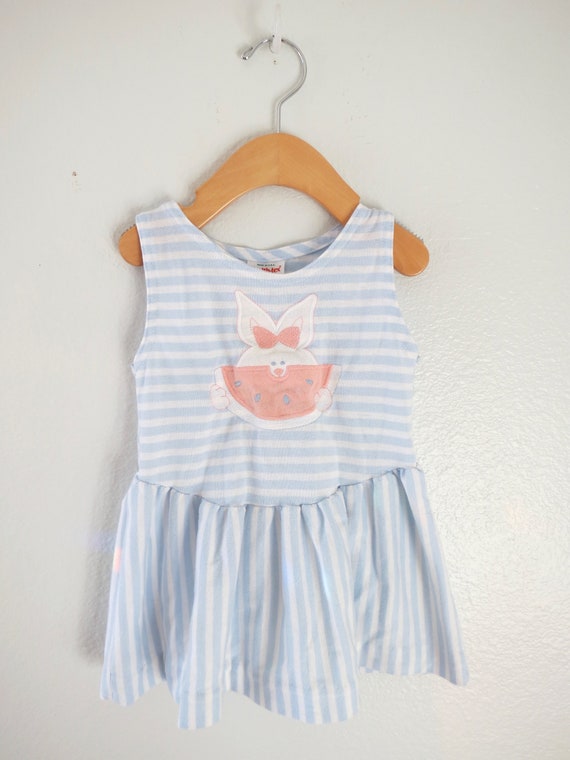 Vintage Girls Dress - Cute Toddler Girl Sundress … - image 2
