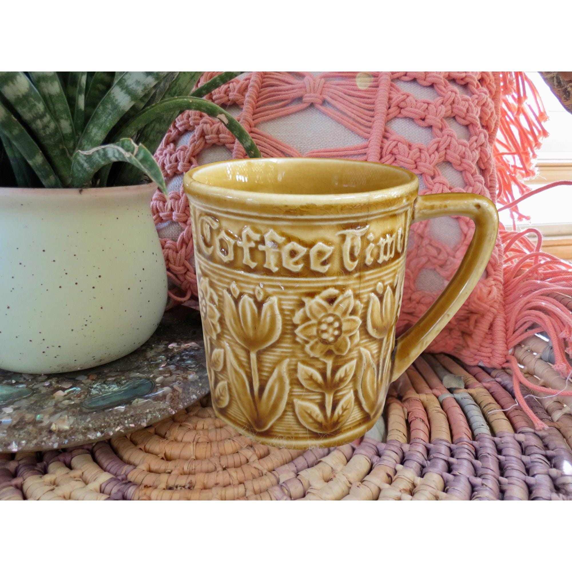 Vintage 70s Coffee Mugs - Etsy