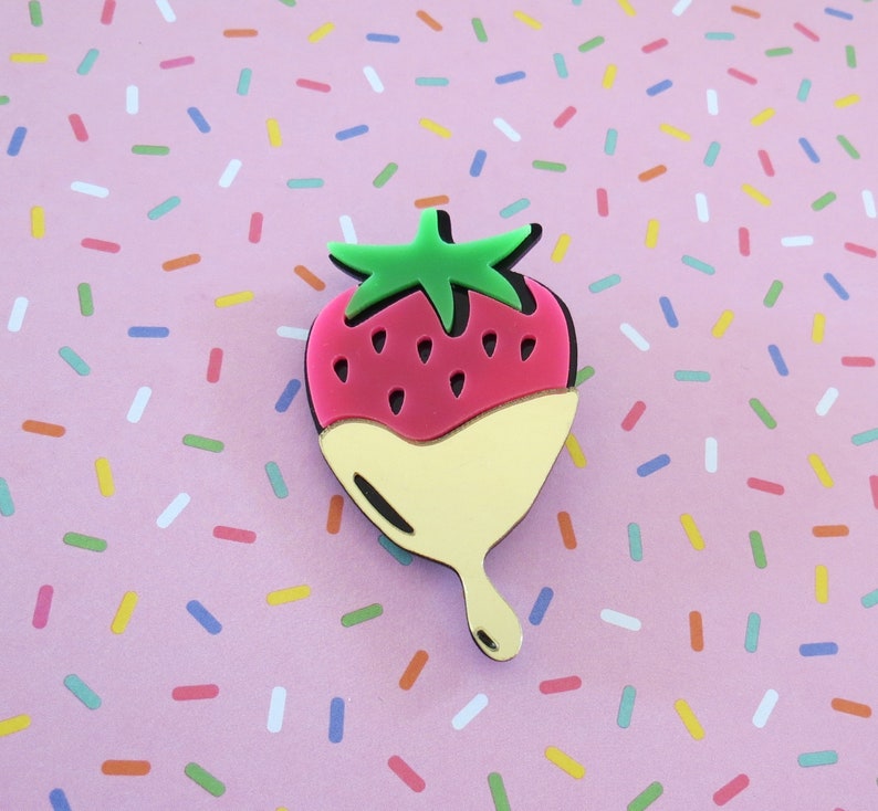 Strawberry Hair Clip Kawaii Fruit Barrette