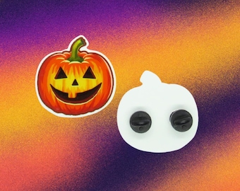 Halloween Pin - Jack-o-Lantern Pumpkin Brooch