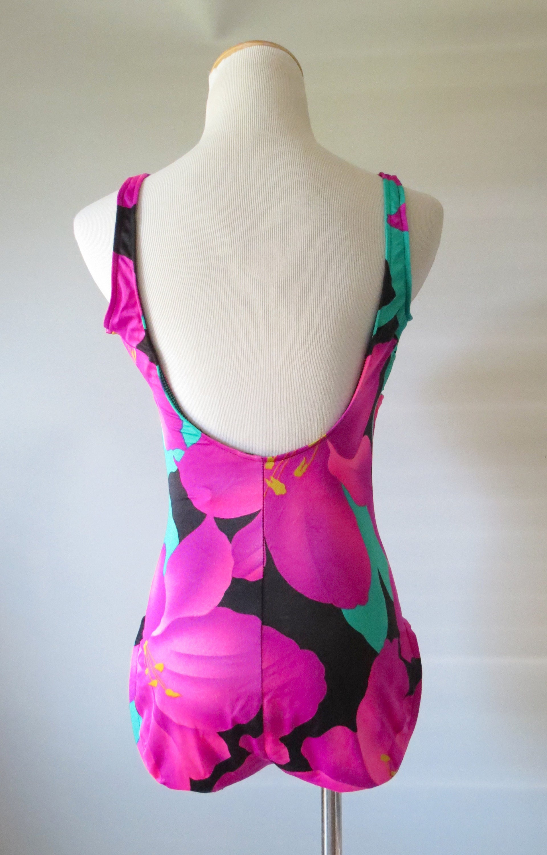 80s Swimsuit Vintage One Piece Bathing Suit | Etsy