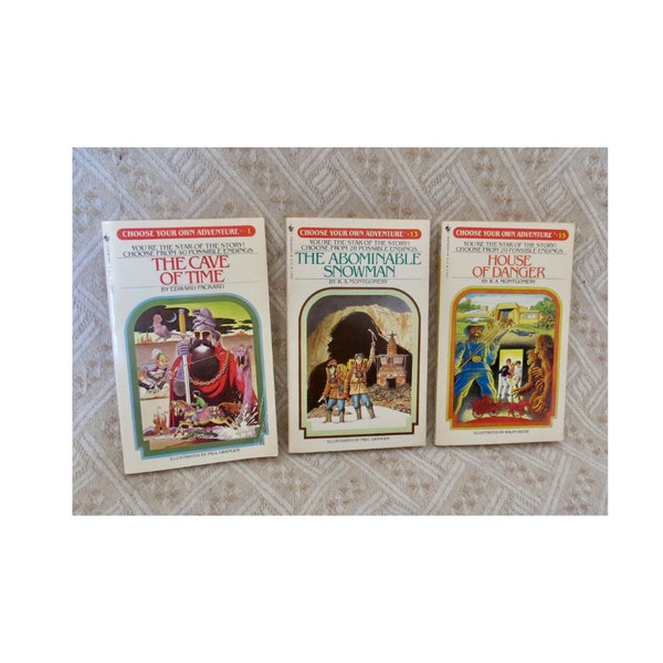 Choose Your Own Adventure Book - Original Vintage Paperback Series - 80s Kid's YA Fiction