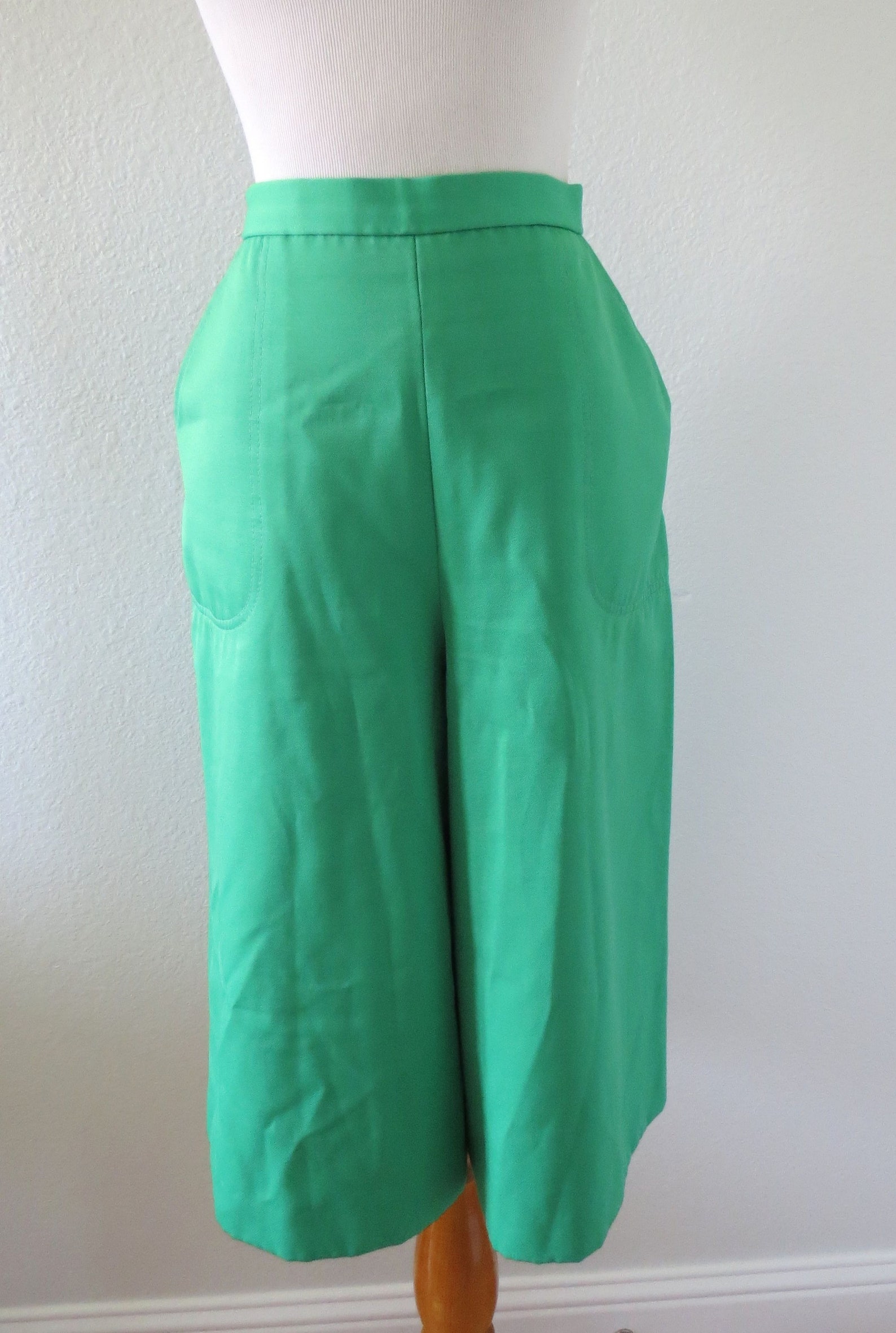 Vintage Culottes 70s Mod Cropped Pants | Etsy