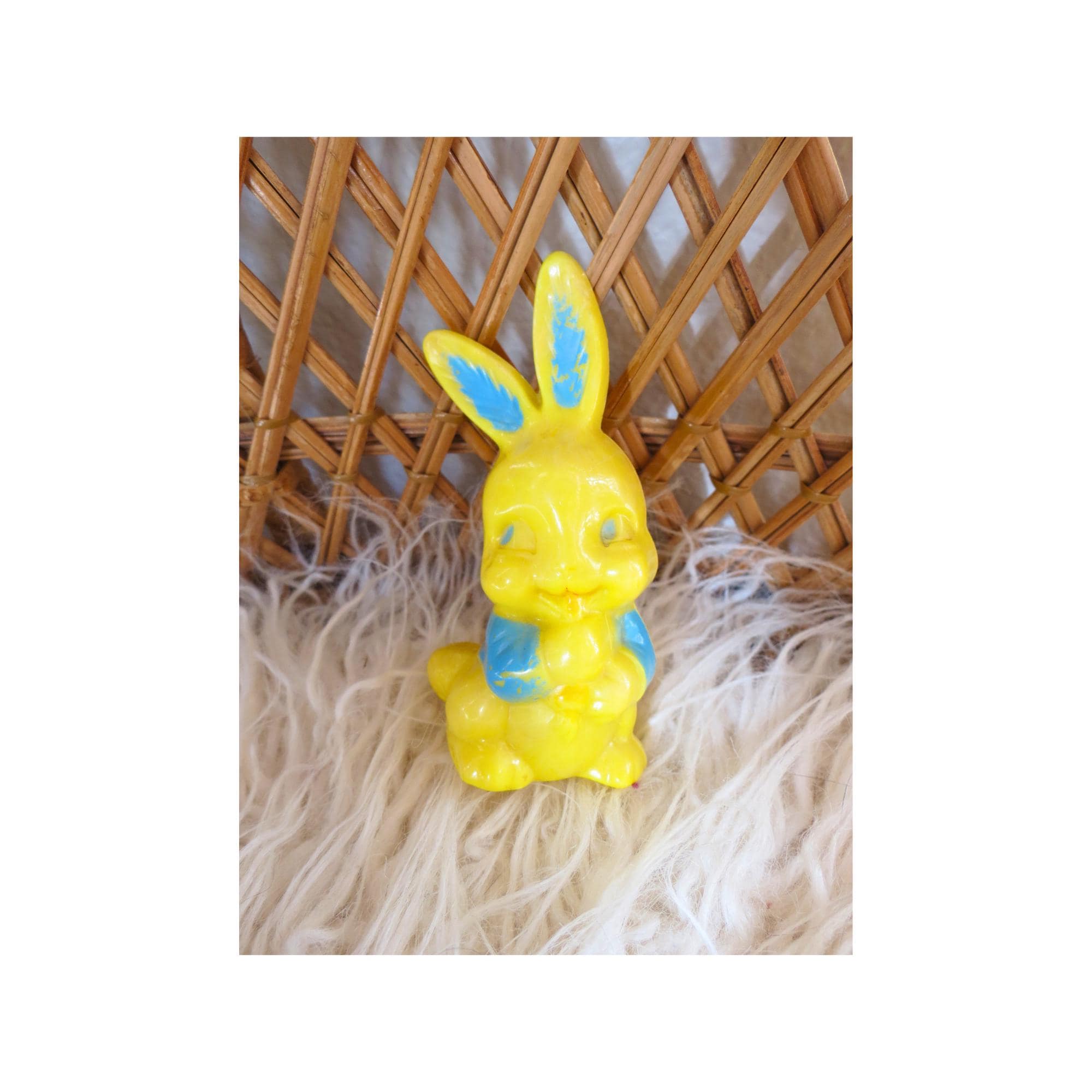 Vintage Knickerbocker Plastic Bunny - Etsy