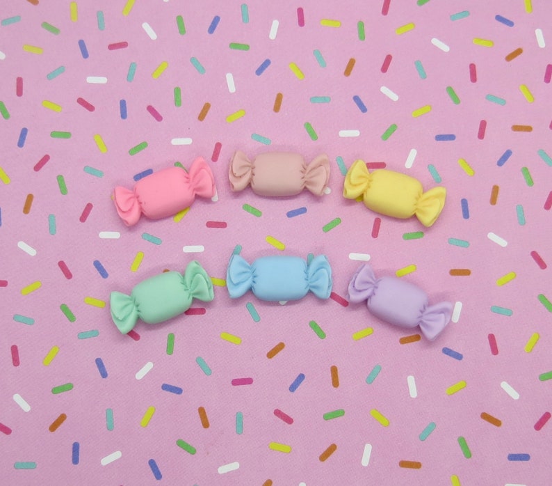 Kawaii Hair Clip Pastel Candy Candies Barrette Etsy