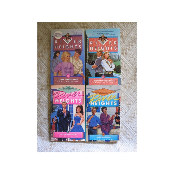 River Heights Book Series - Vintage YA Paperback Books - Carolyn Keene - 1990s 90s Teen Girl Fiction