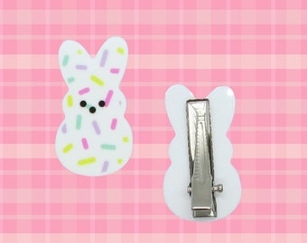 Easter Bunny Hair Clip - Cute Spring Rabbit Barrette