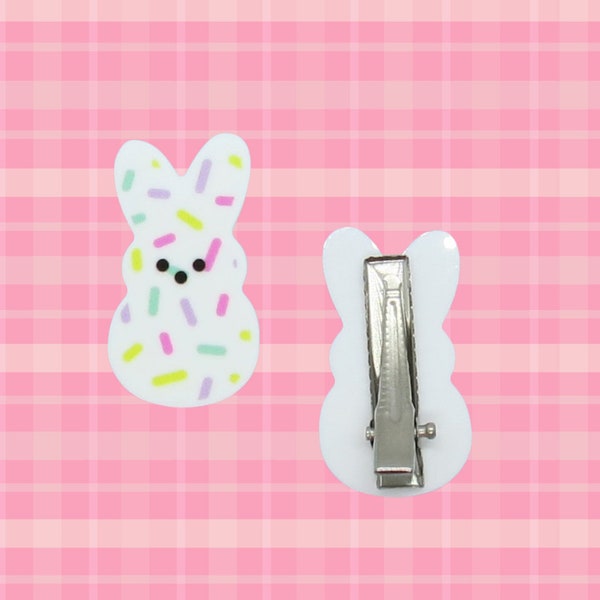 Easter Bunny Hair Clip - Cute Spring Rabbit Barrette