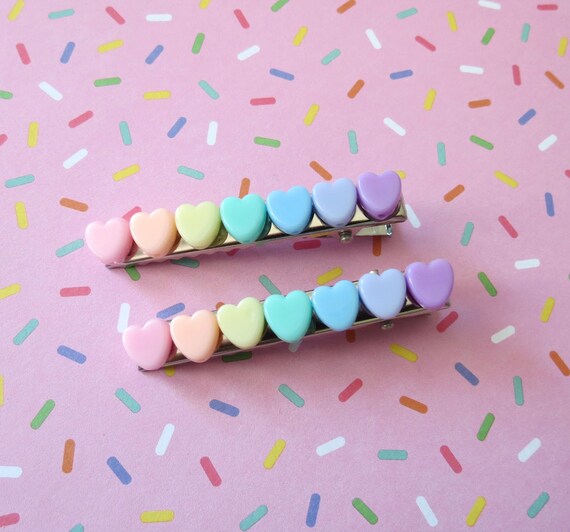 Pastel on sale hair clips