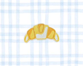 Croissant Patch - Embroidered Bread French Pastry Iron on