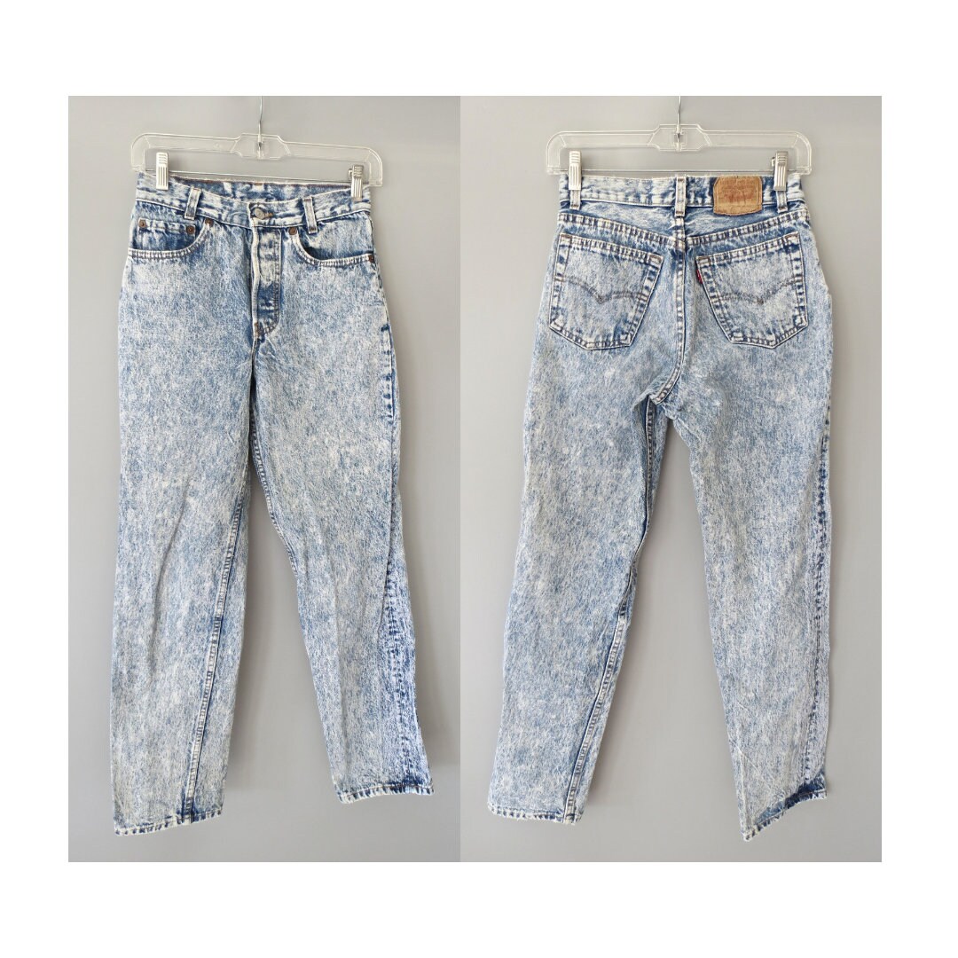 levi 501 acid wash jeans