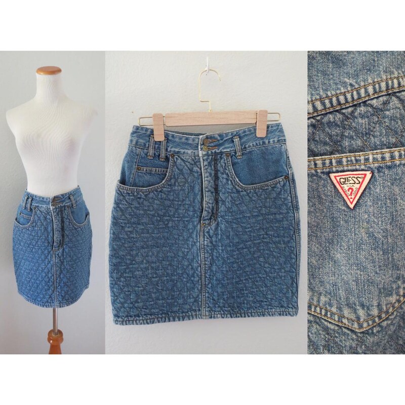80s Guess Denim Skirt main image 1