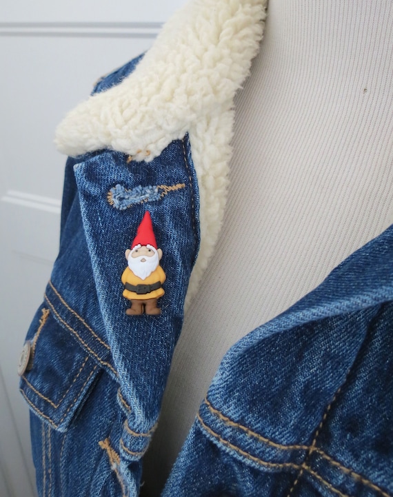 Gnome Pin Garden Gnome Button