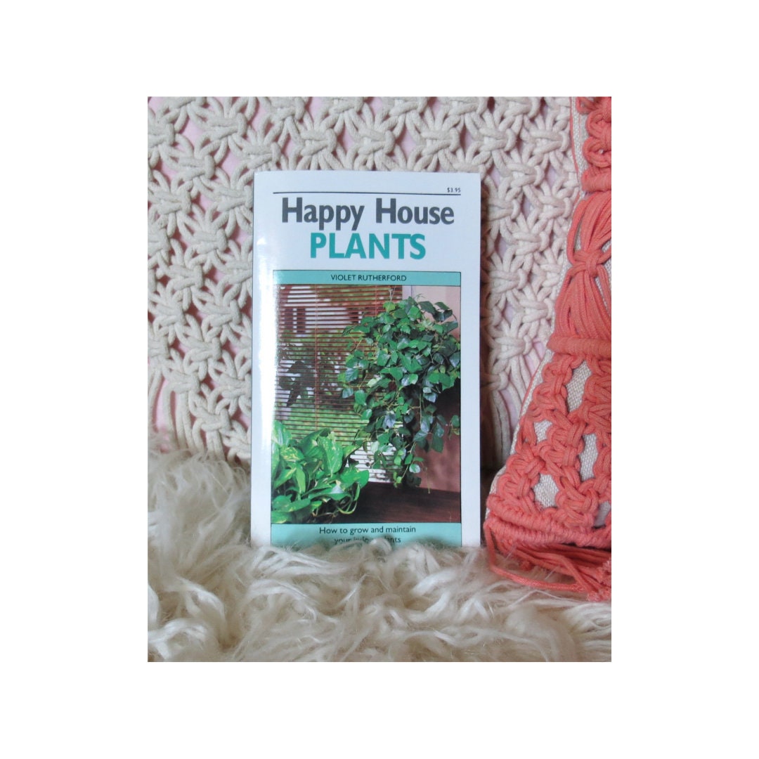 Houseplant Book House Plants Guide Paperback Etsy