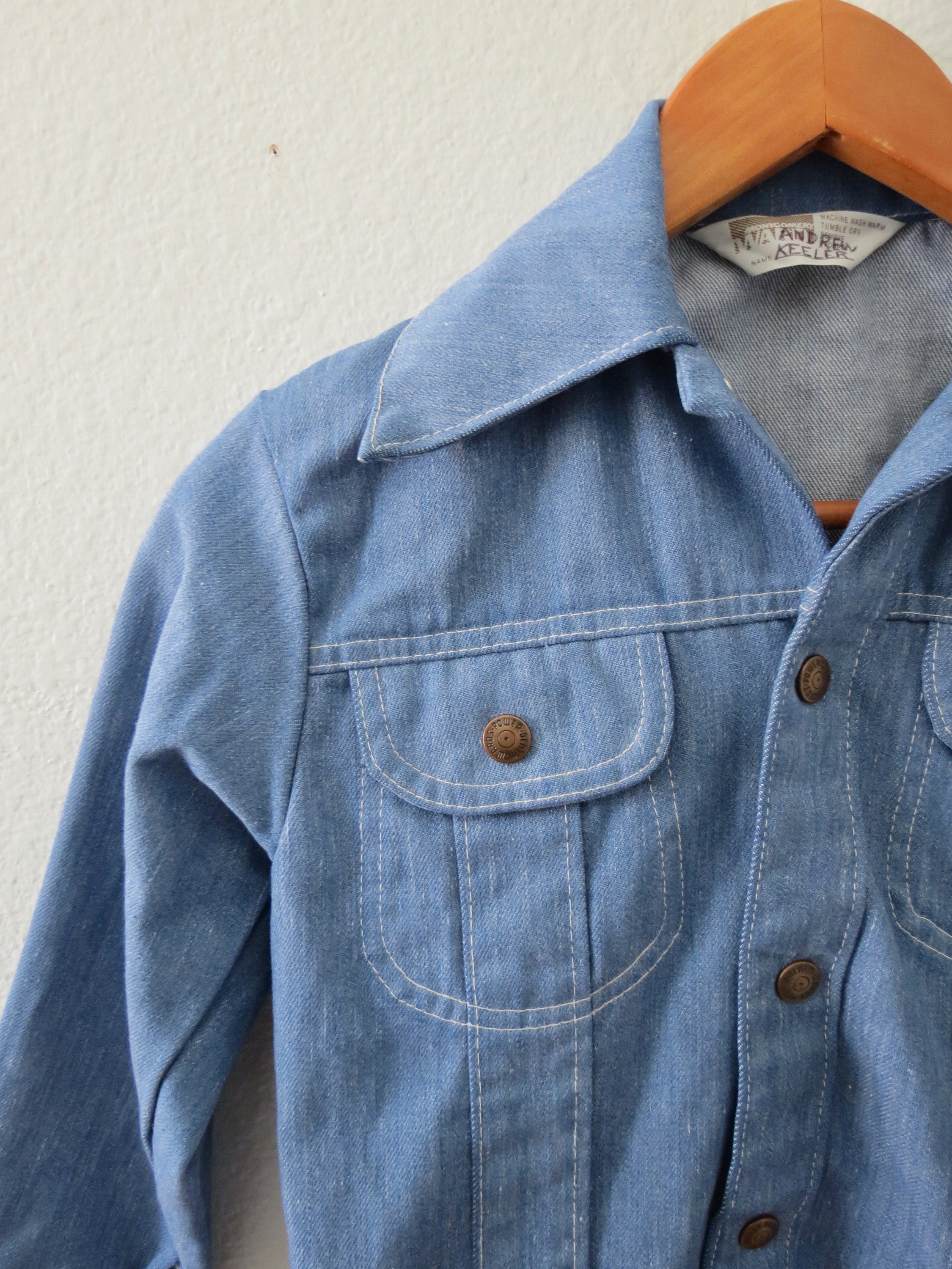 Boy's Denim Jacket Vintage Jean Jackets 70s 80s - Etsy