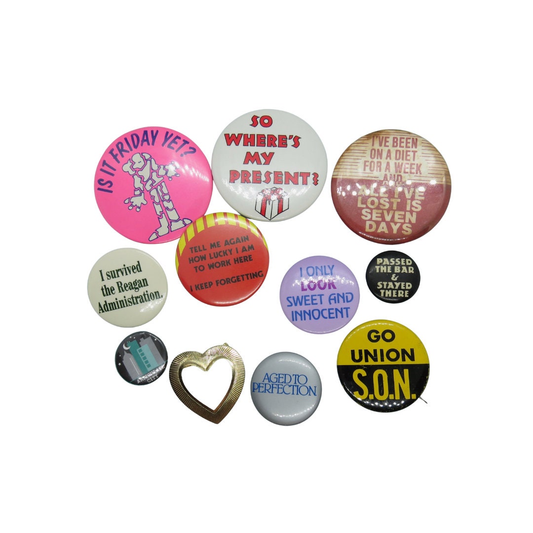 Fun Vintage Pins Choose From Options 
