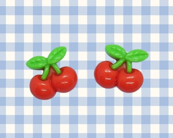 Cherry Hair Clip Cute Tiny Cherries Barrette Fruit Accessory