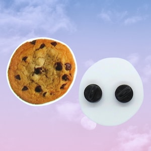 Chocolate Chip Cookie Pin Cute Food Brooch