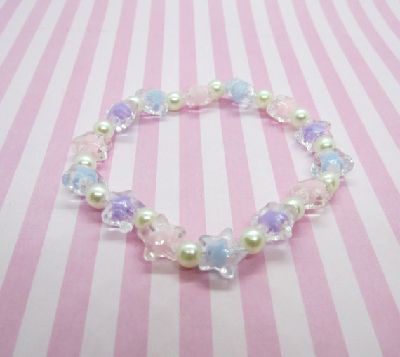 Clear Star Beads 11mm Kawaii Beads, Bracelet Beads, Unique Beads for  Bracelet, Cute Star Beads, Fairy Kei Beads, Yami Kawaii, Yume Kawaii