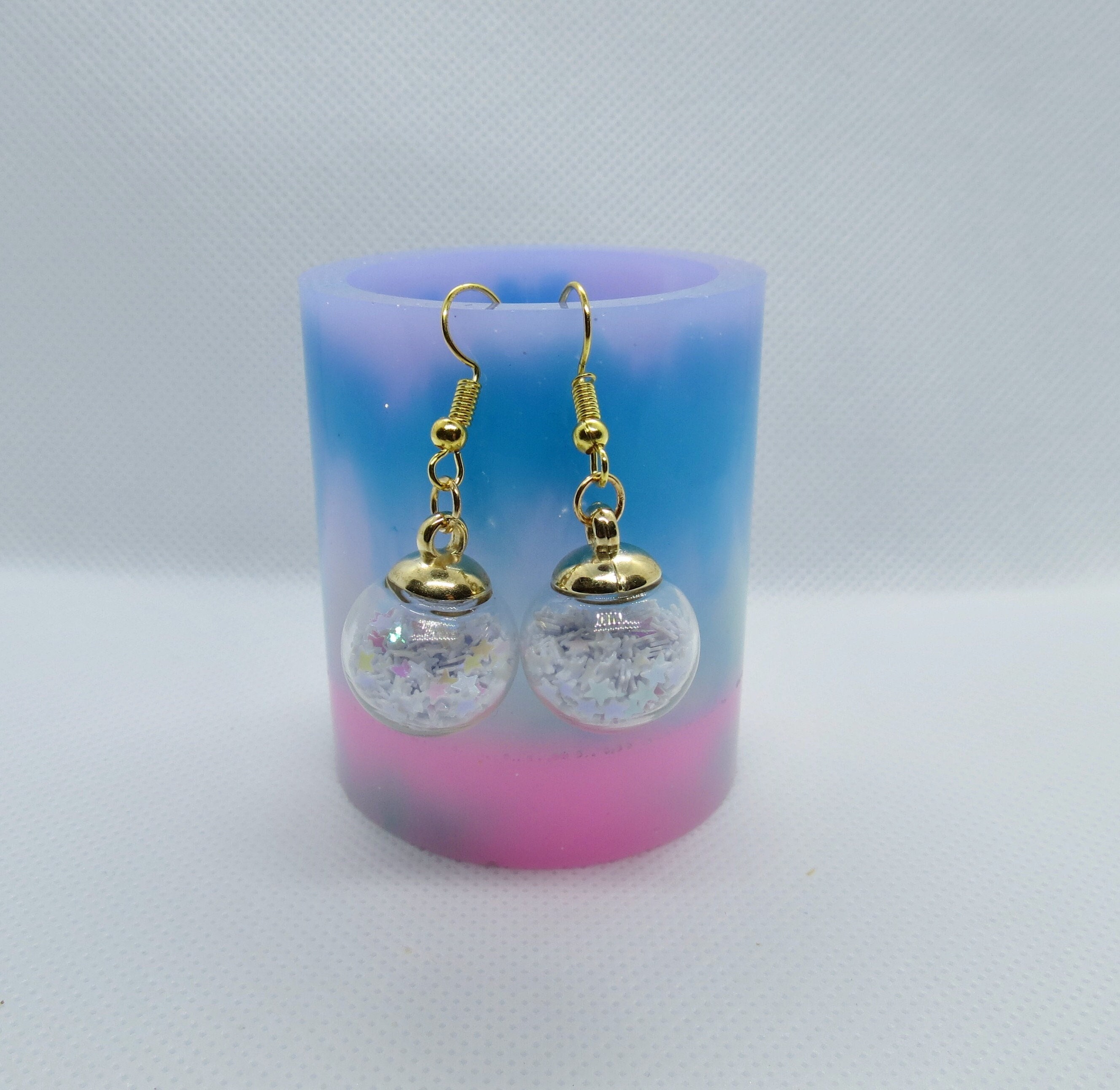 6mm Preciosa Crystal Ball Pendant Drop Earrings