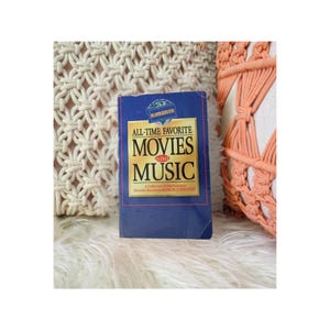 Blockbuster All Time Favorite Movies and Music - Vintage 1997 Paperback Book
