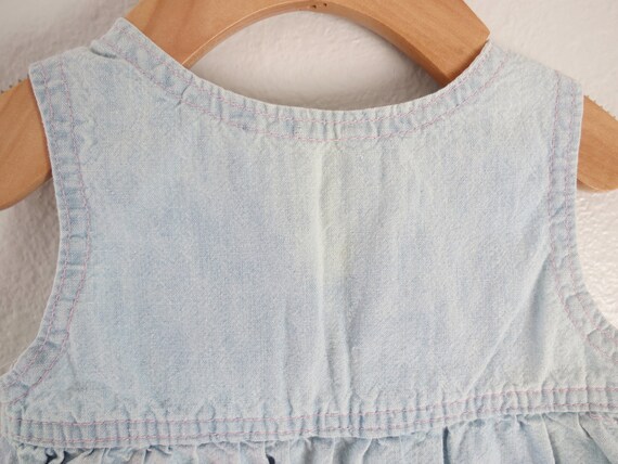 Vintage Girls Dress - Lee Denim Toddler Sundress … - image 6