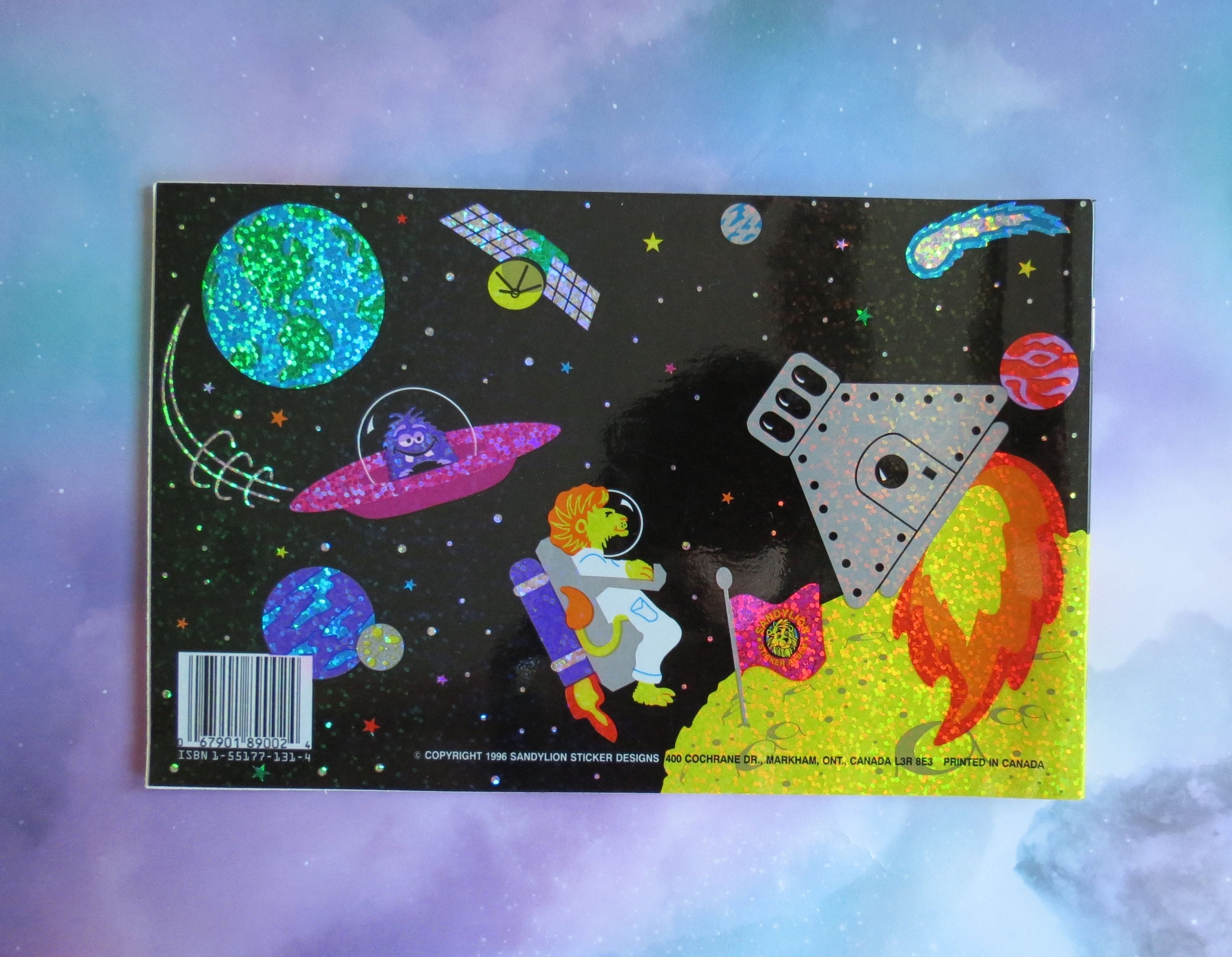 SANDYLION STICKER section 80er 90er Neon dinosaures Autocollants Sticker Album