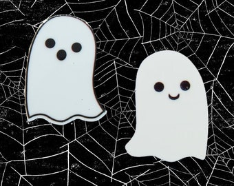 Ghost Hair Clips - Cute Ghosts Barrettes