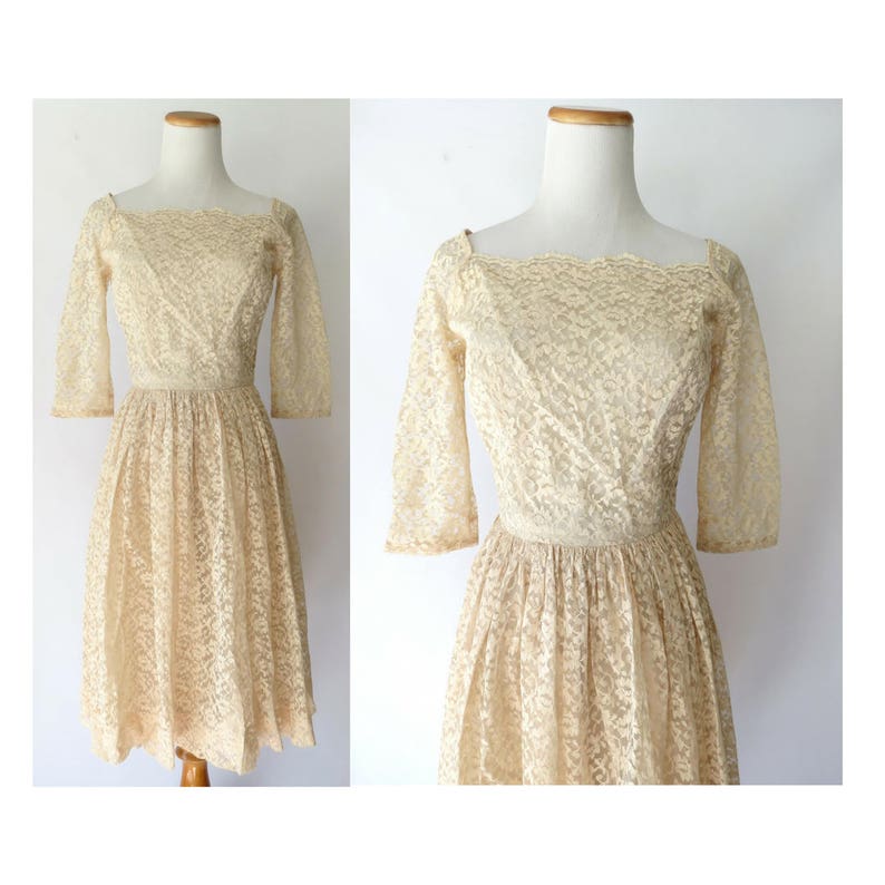 etsy white lace dress