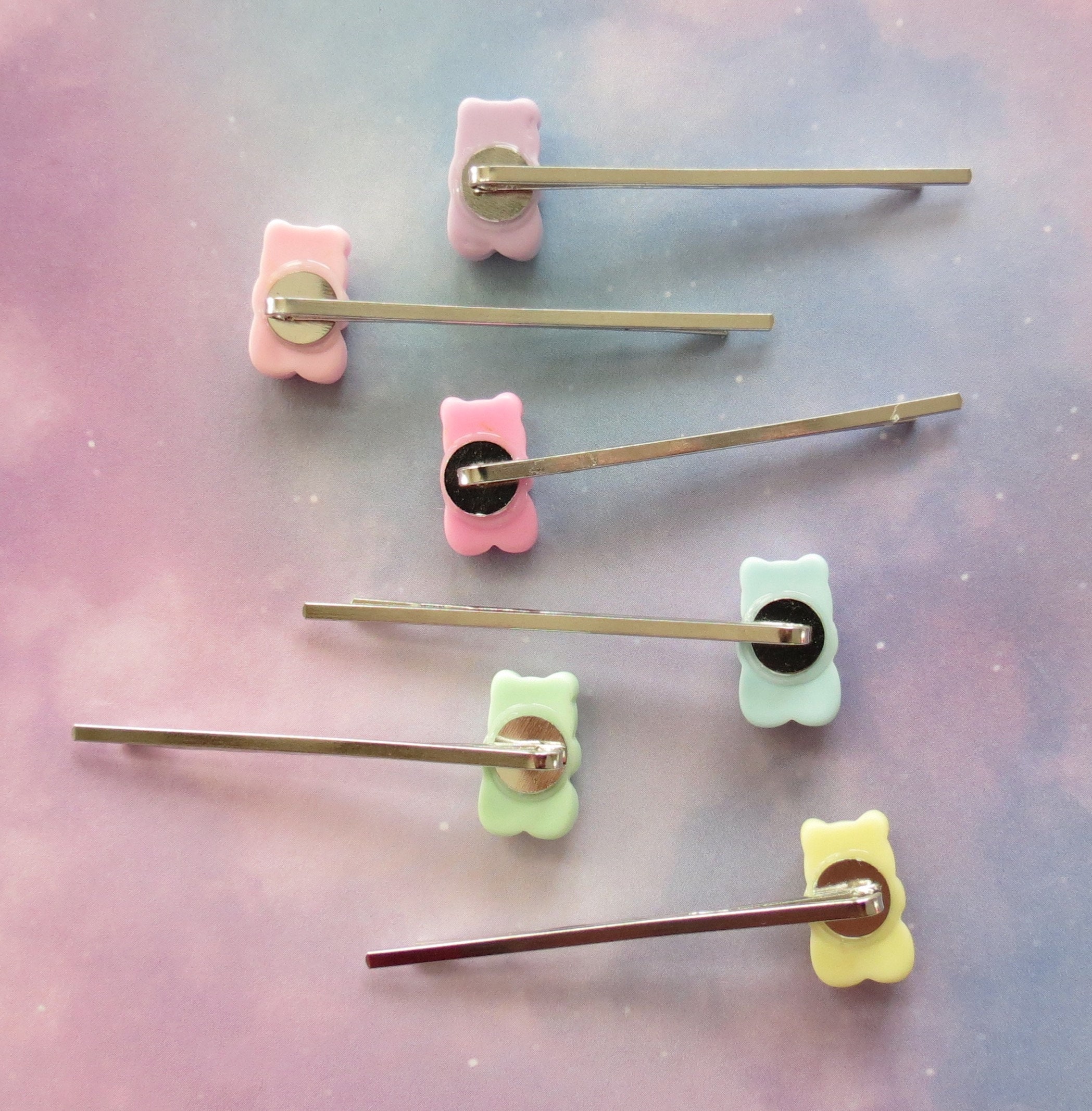 Gummy Bear Hair Clips Kawaii Candy Barrettes Etsy UK