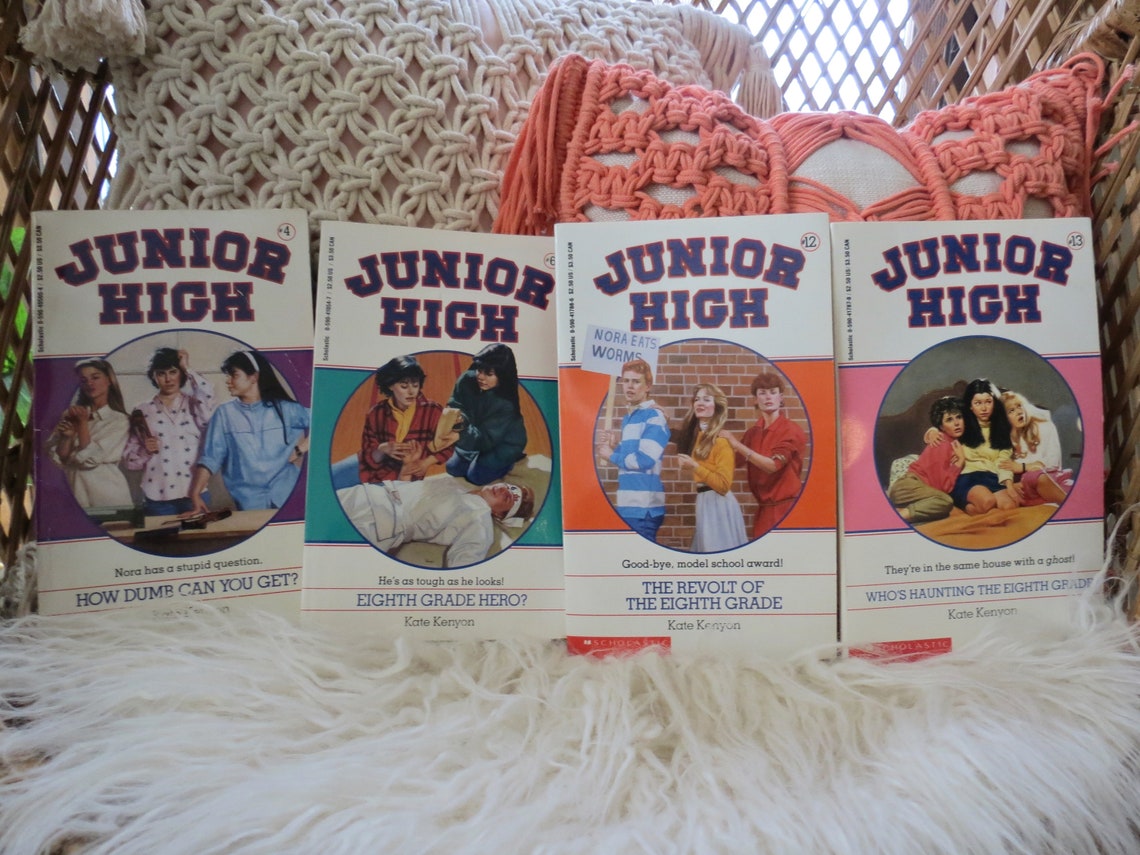Junior High Books 80s Teen Fiction Series Etsy