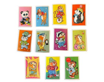 Vintage Children's Playing Cards - Whitman Snap Card - Junk Journal Ephemera Crafting - Sold Individually - You Choose One