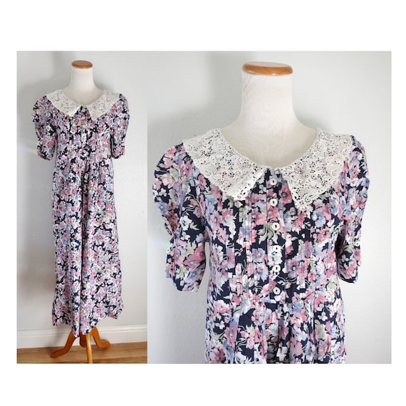 RARE 80S LAURA ASHLEY FLORAL DRESS – The Pansy Garden