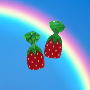 Strawberry Candy Hair Clip Yummy Kawaii Sweets Barrette Clip