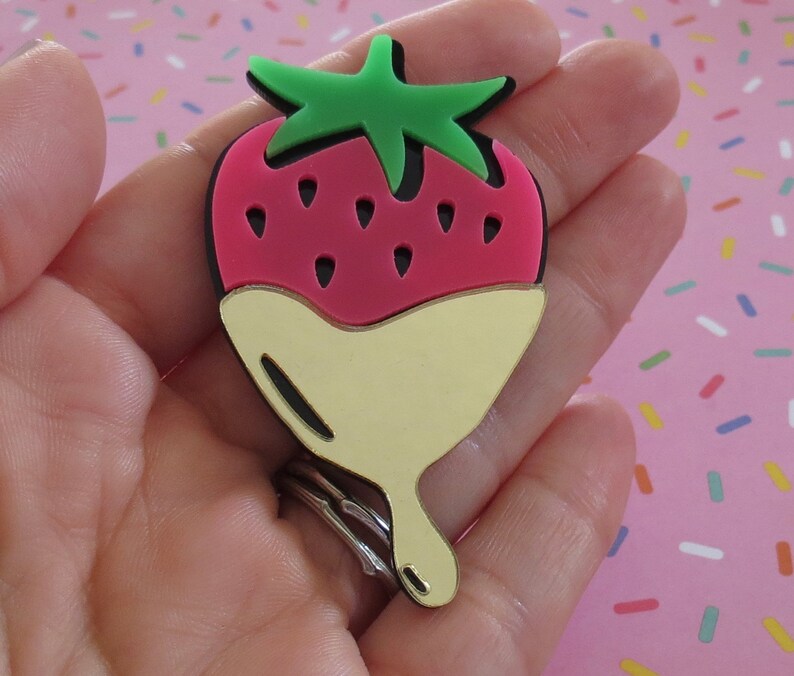 Strawberry Hair Clip Kawaii Fruit Barrette