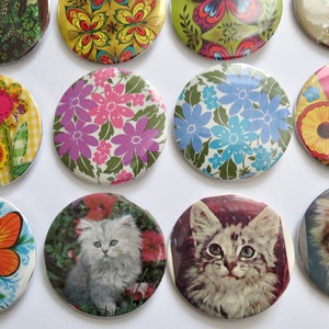 Vintage Pinback Buttons - Misc. Novelty Pins - You Choose - Handmade ...
