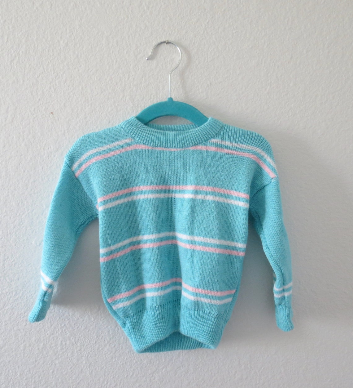 Robe Fille Talbots Kids Taille 10 - Blanche à Rayures Pastel - Volants - Coton 100%
