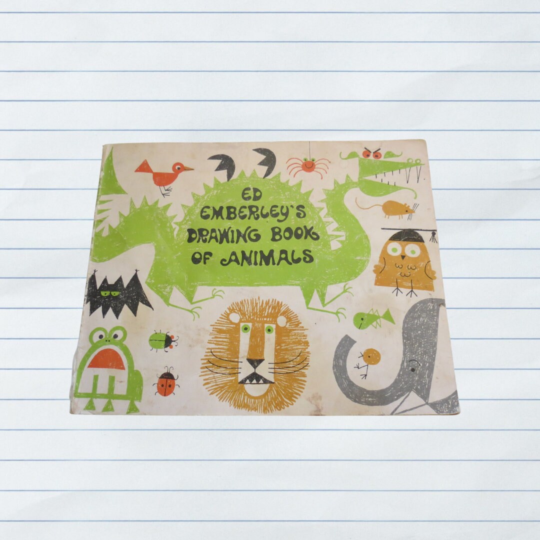 Ed Emberley's Drawing Book of Animals Vintage 70s - Etsy Ed Emberley's Drawing Book of Animals Vintage 70s - Etsy
