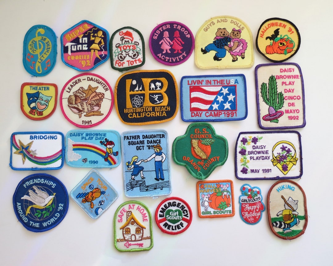 Vintage Girl Scout Patches Scouting Patch You Choose One 90s 2000s - Etsy