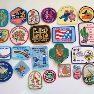 Vintage Girl Scout Patches - Scouting Patch - You Choose One - 90s 2000s