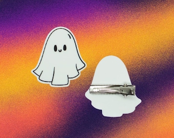 Ghost Hair Clips - Cute Ghosts Barrettes