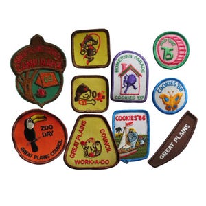 Vintage Girl Scout Patches - Scouting Badges and Patch - You Choose One - 1970s 1980s 1990s 2000s