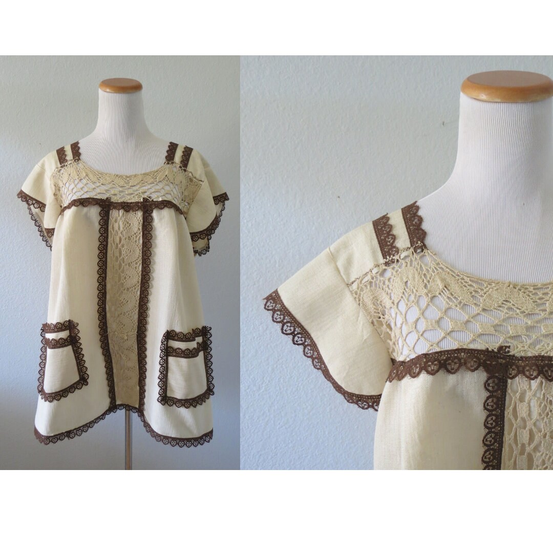 Mexican Blouse Embroidered Tunic Top