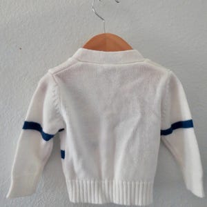 Vintage Boy's Cardigan - Izod Lacoste Rainbow Knit Sweater - Size 2T image 6