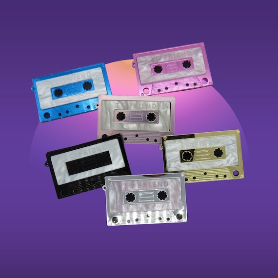 Cassette Tape Hair Clips - 80s Party Barrettes