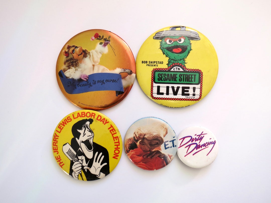 Vintage Pinback Buttons - Misc. Novelty Pins - You Choose - Genuine ...