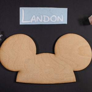 DIY Disney Magnet kit for Disney cruise, Disney cruise door magnet, Mickey hat DIY, wooden Mickey ears kit, DIY Mickey room decoration
