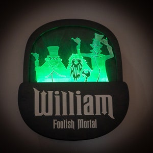 Hitchhiking Ghosts Magnets, Doom Buggy with color changing LED lights, Halloween on the High Seas Disney Cruise door Magnet, Haunted Mansion