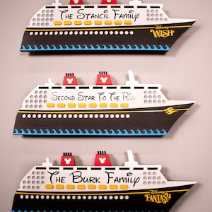 Imanes originales para puertas de cruceros de Disney, con luces LED, decoración de cruceros Disney Fantasy, Magic, Wonder, Dream y Disney Wish