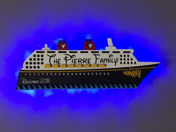 Disney Cruise Ship Door Magnets W Led Lights Disney Magic Etsy